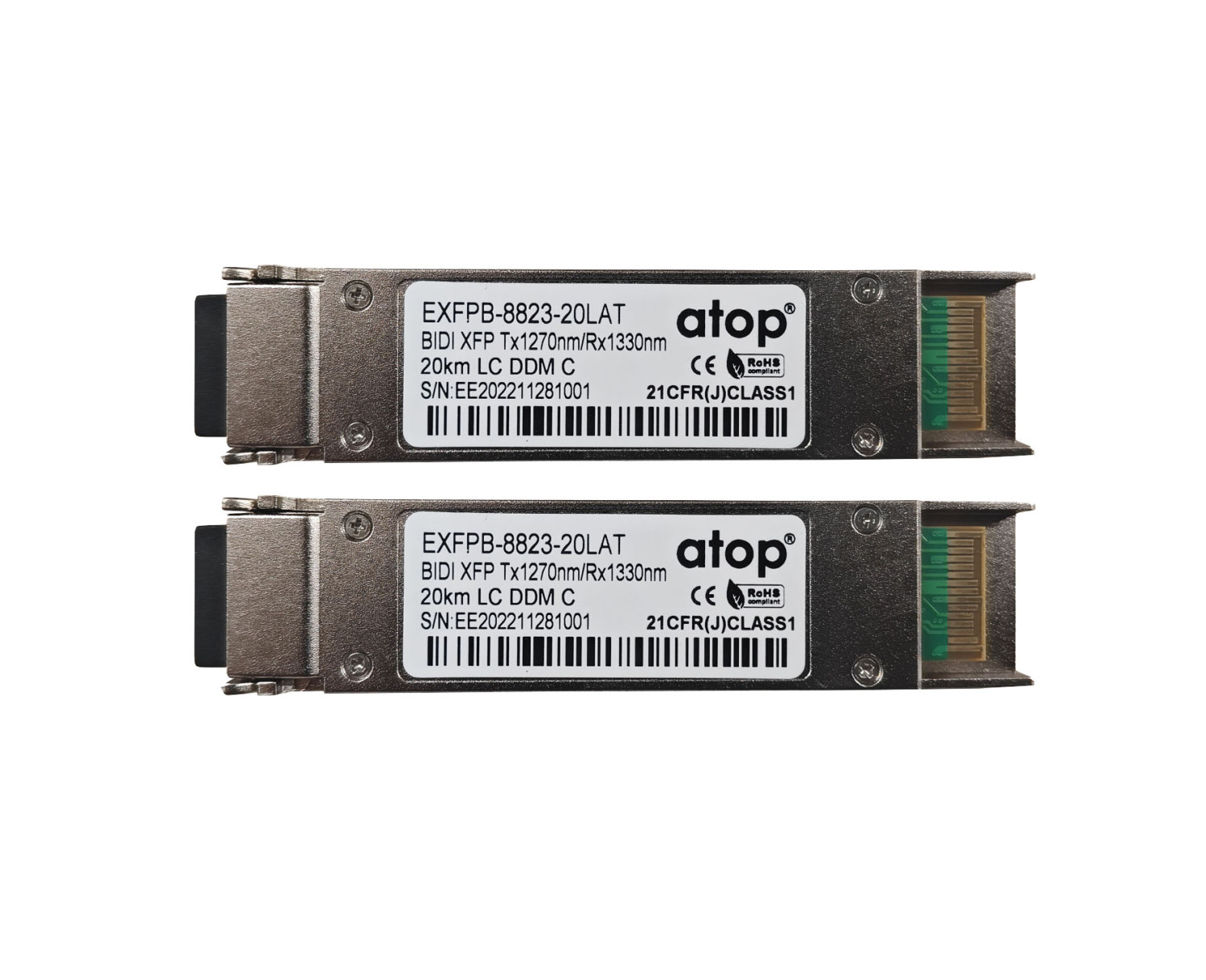 10G   XFP SF 1270/1310 D 20km/40km LC