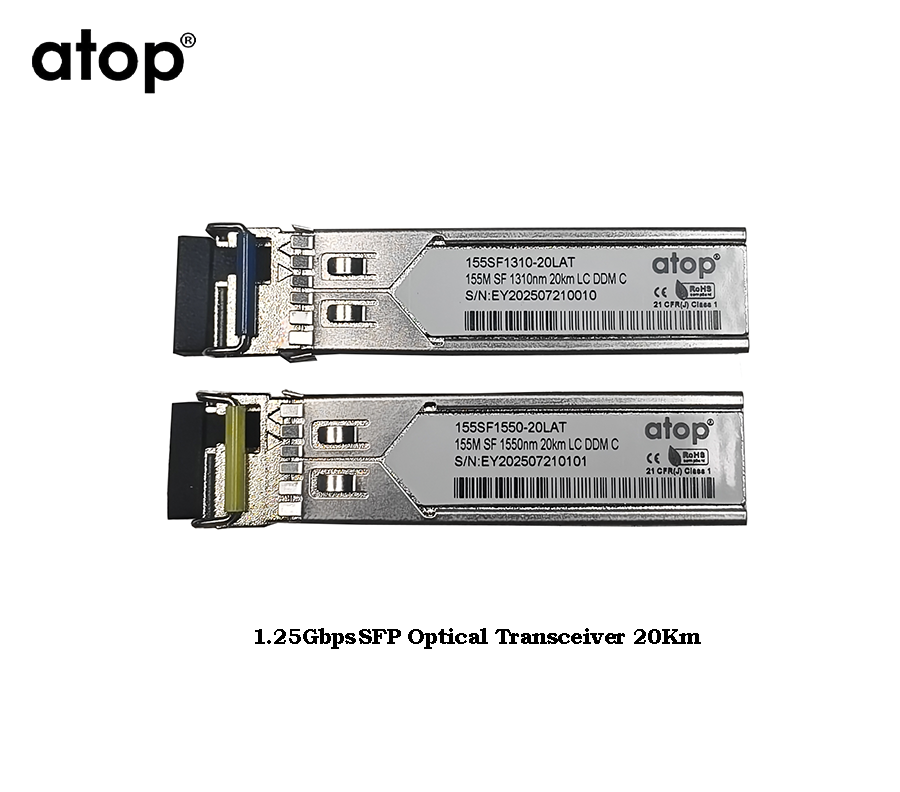1.25G SFP Optical Transceiver 20Km LC DDM