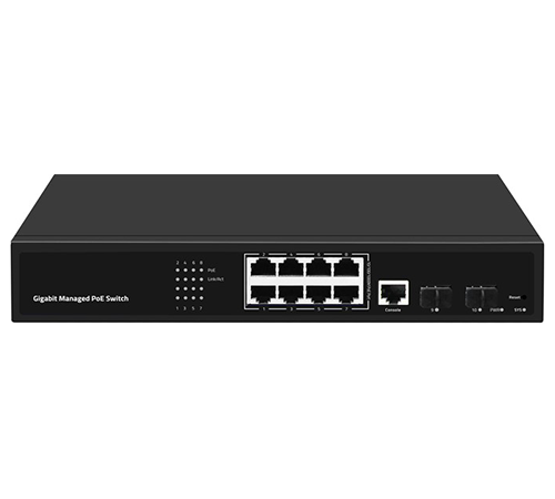 10-Port Gigabit Managed PoE Switch