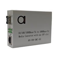 AD-Net 10/100/1000 Mbps SFP Slotted Media Converter