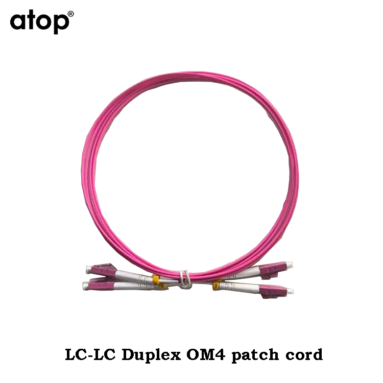 LC-LC Duplex 20 mtr on 2/3mm LSZH OM4 fiber patch cord