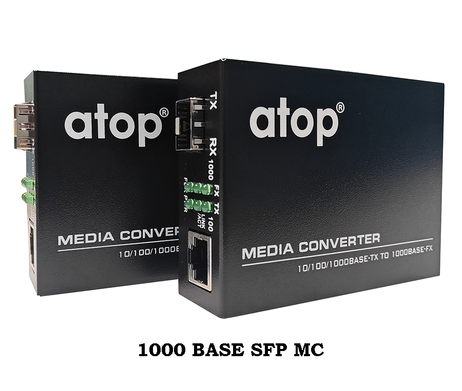 atop 10/100/1000 Mbps SFP Sloted