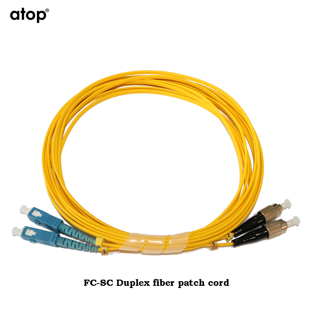 FC-SC Duplex 30 mtr on 2/3mm LSZH fiber patch cord