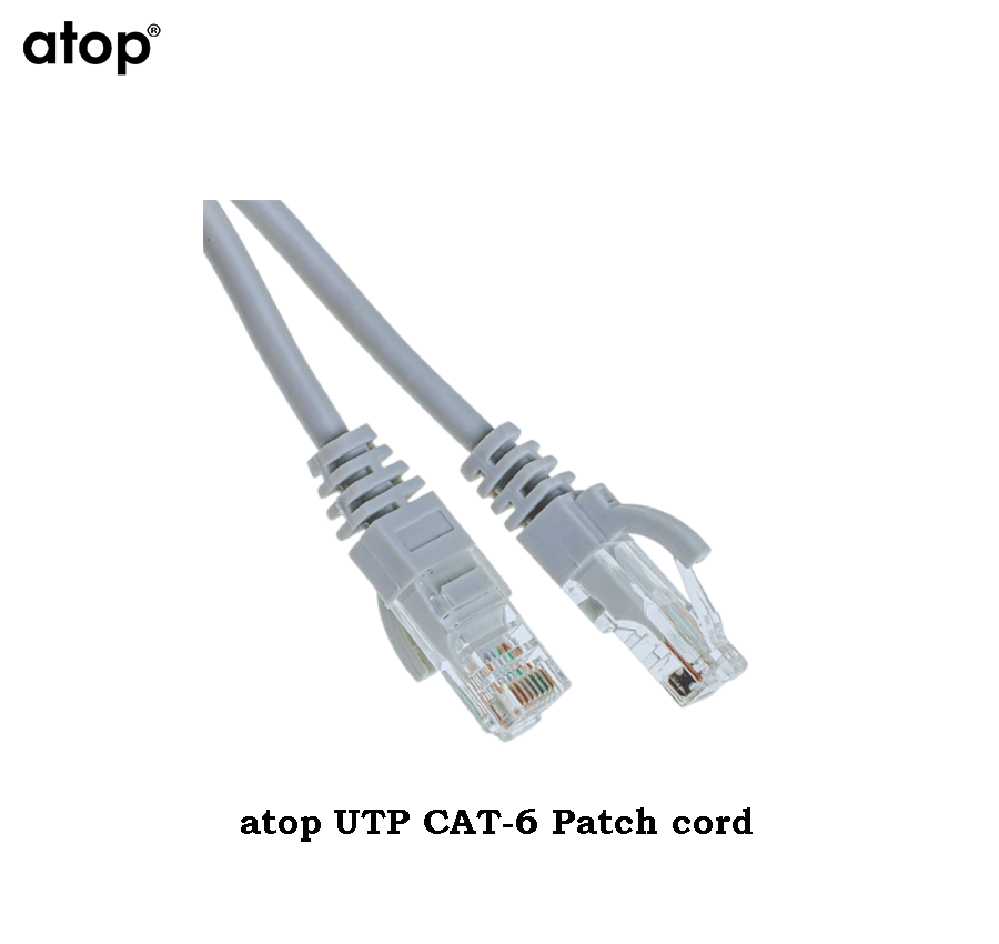 atop Cat.6 UTP 10 Mtr Pure Copper Patch Cord